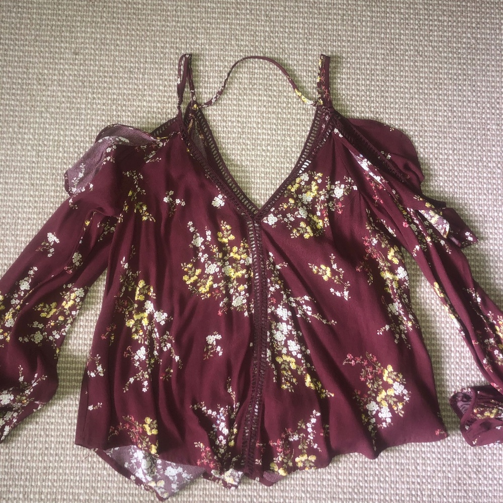 Off the Shoulder Floral Top